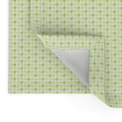 Small Houndstooth, Lime Green and White