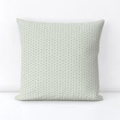 Small Houndstooth, Sage Green and White