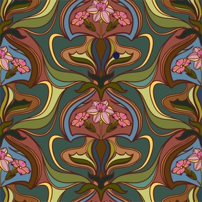 Art Nouveau Floral