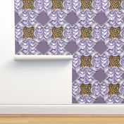 Leopards'n'Lace - Medaillon - Purple