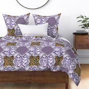 Leopards'n'Lace - Medaillon - Purple