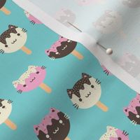 Kawaii Summer Ice Lolly Popsicle Cats