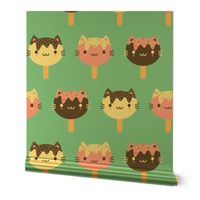 Kawaii Summer Ice Lolly Popsicle Cats