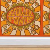 Flower Power 70s Pillow
