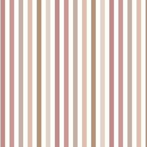 Multicolor Narrow Stripes