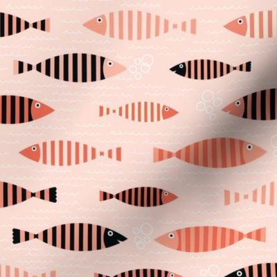Striped Talking Fish-Orange - Small