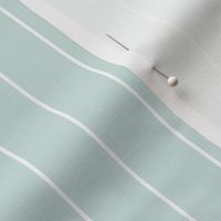 White Pinstripe on Sea Glass