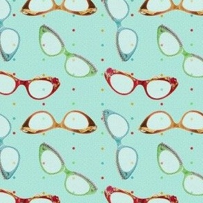 Cateye Glasses with dots