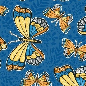 butterfly blue 12inch