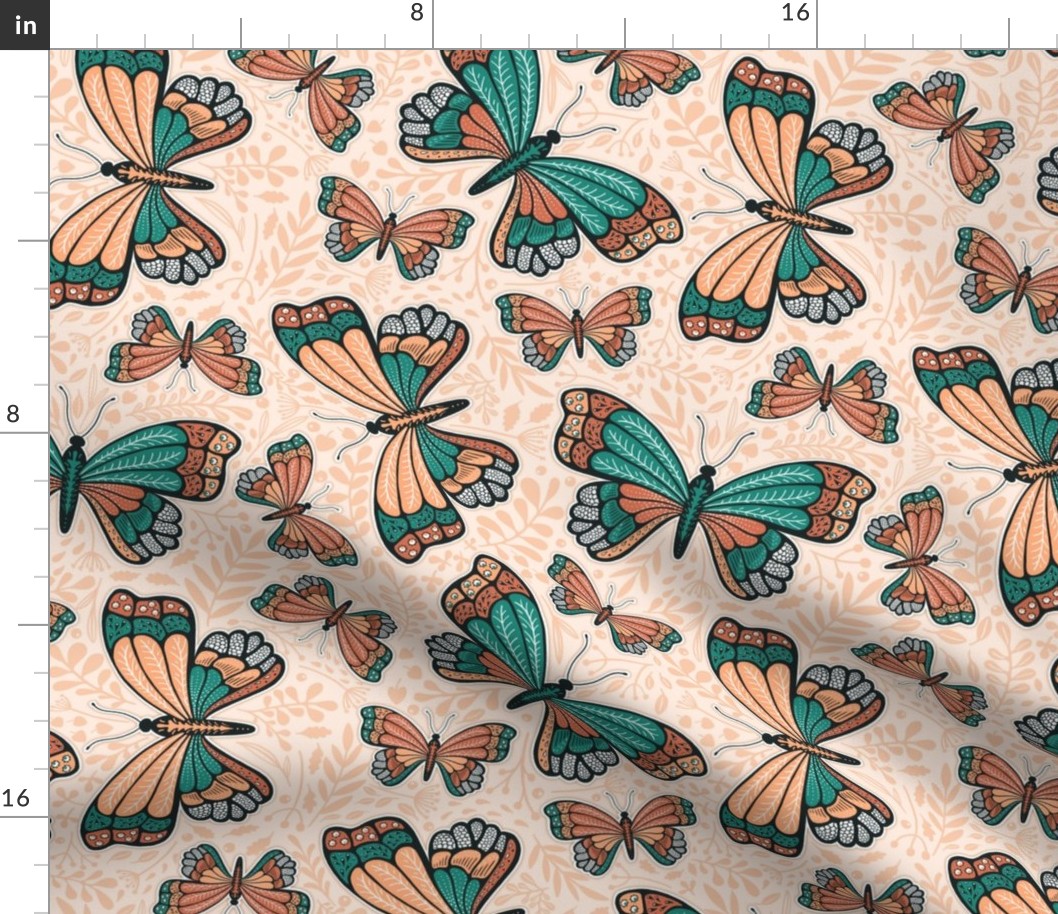 butterfly beige 12inch