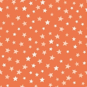 Stars In Pumpkin 12x12