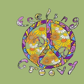 feeling-groovy-5-peace-symbol-flower-power-orange-gold-light-brown-white-blue-purple-on-light-avocado