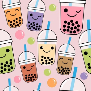 Bubble Tea - Pale Pink - LARGE SCALE