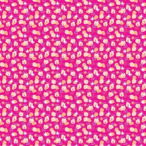 Abstract Strawberry pink explosion