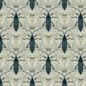 small - Little bug love - French grey 