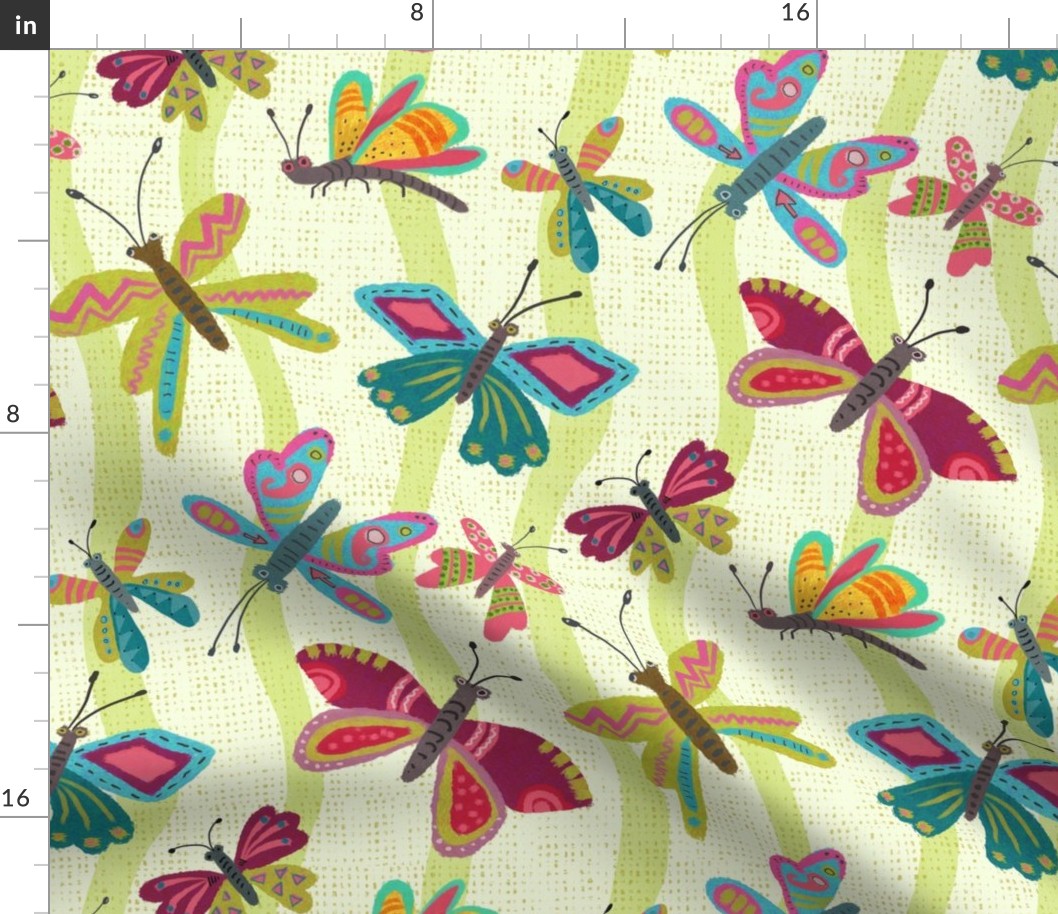 Little Butterflies and Squiggle Stripes