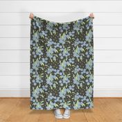 Forget-me-not Flower on Sage | Large Scale