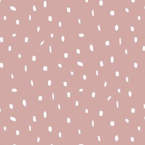 Modern Polka Dots Pink Puce