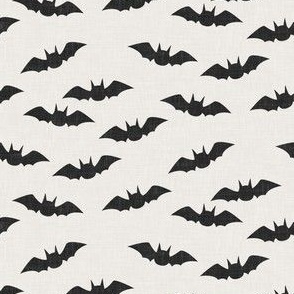 (small scale) bats - cute halloween - bone - C22