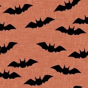 bats - cute halloween - terracotta - C22