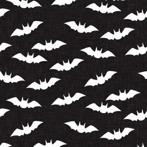 (small scale) bats - cute halloween - black - C22