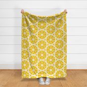 Twirly Girl  Geometric Yellow Ivory Jumbo Scale