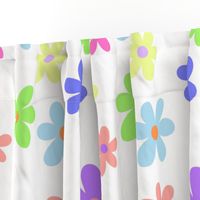 Bright Retro Flowers