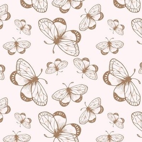 Butterflies Gold - 5.25in
