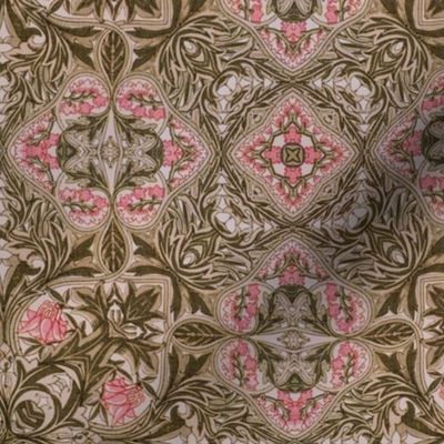 William Morris Inspired Vintage Flower Pattern