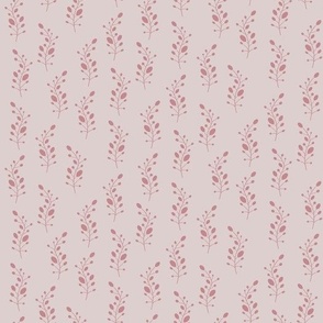 Pink flower algae on pink background (small)