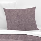 Illustrated Palm Leaves in Purple