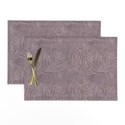 Illustrated Palm Leaves in Purple