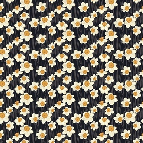 Daffodil Garden - Black - Small