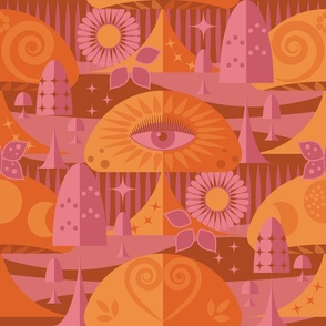 Trippy Fabric, Wallpaper and Home Decor | Spoonflower