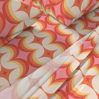 70's Retro - Pink/Orange (LARGE SCALE)