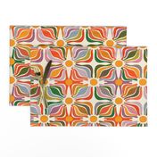 Abstract Flowers - Summer Holiday in the 70s / Large