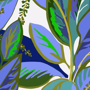 jumbo-Tropical Ti Leaf Bloom-new colors blue