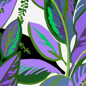 jumbo-Tropical Ti Leaf Bloom-new colors violet 22