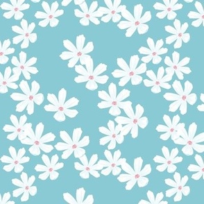 Hey Pretty Daisy on Turquoise