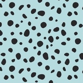 Cheetah spots on mint background