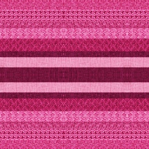 1. Knitted Stripes for Milton's Mums
