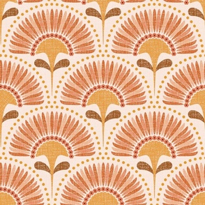 1970s Geometric Flowers