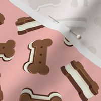 Doggy Bone Ice Cream Sandwiches - pink - LAD22