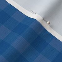 Blue Checks Coordinate | Linen Texture | Medium Scale ©designsbyroochita