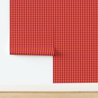 red yellow magenta 1 inch gingham check