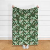 Boho Forget-me-not Floral Pattern | Large Scale