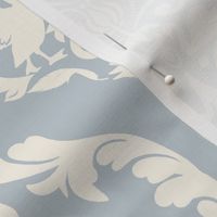 316. Victorian acanthus & swans design, pastel colours