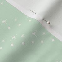 Aqua Sparkles Diagonal - 5.25in