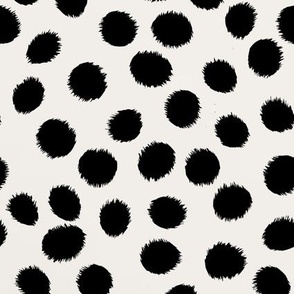 dalmatian Spots _off white
