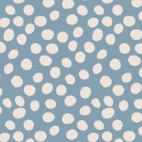 dalmatian spots - Dusty Blue SMALL